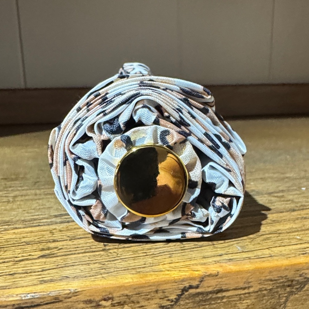 Bebe Leopard Patterned Umbrella NWT - image 5